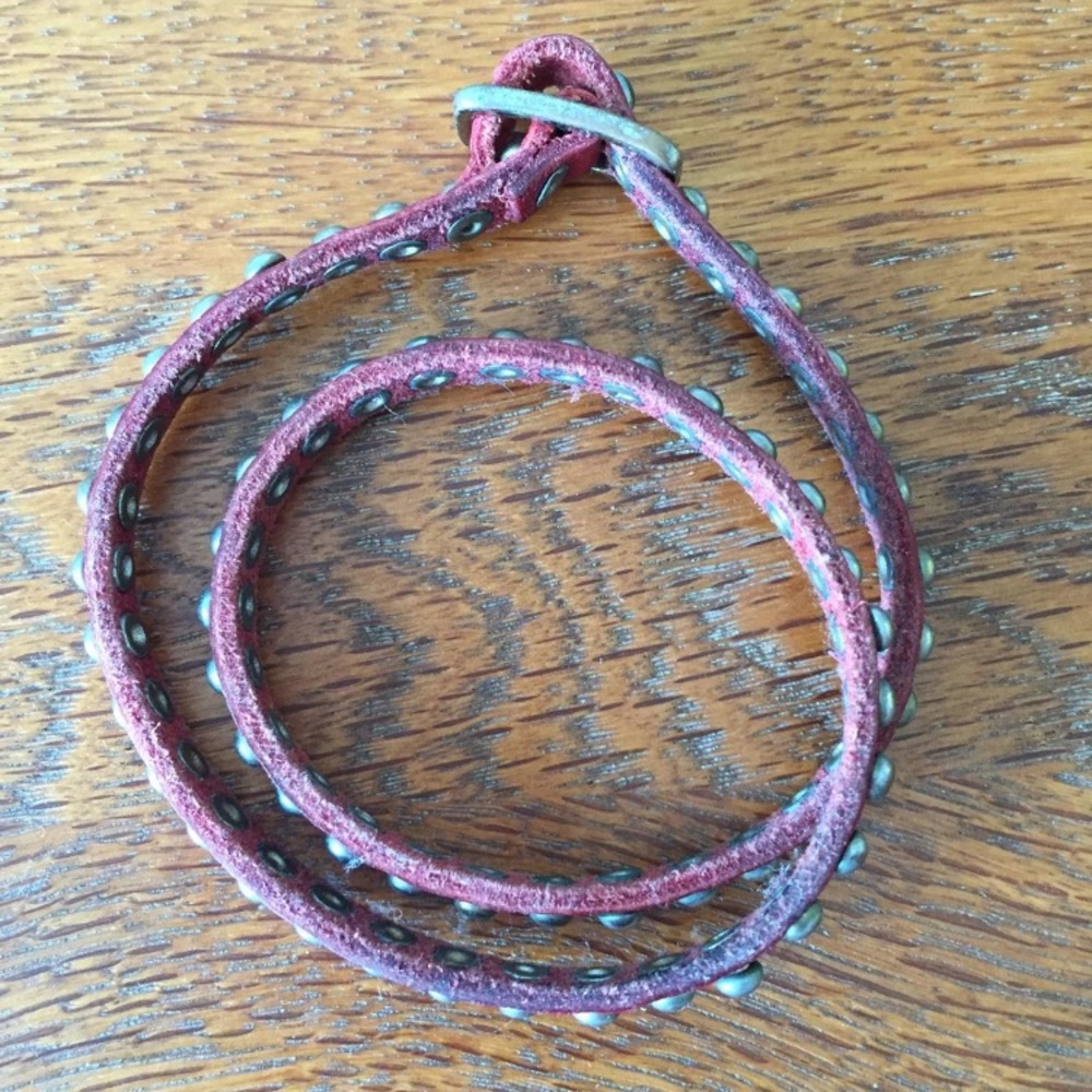 Leather wrap bracelet - Picture 3 of 4